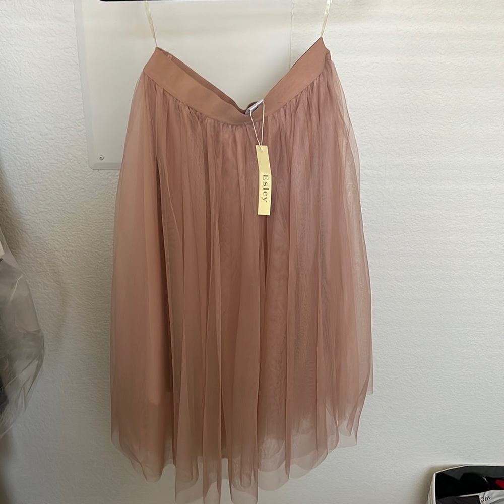 Eloise Tulle Midi Skirt